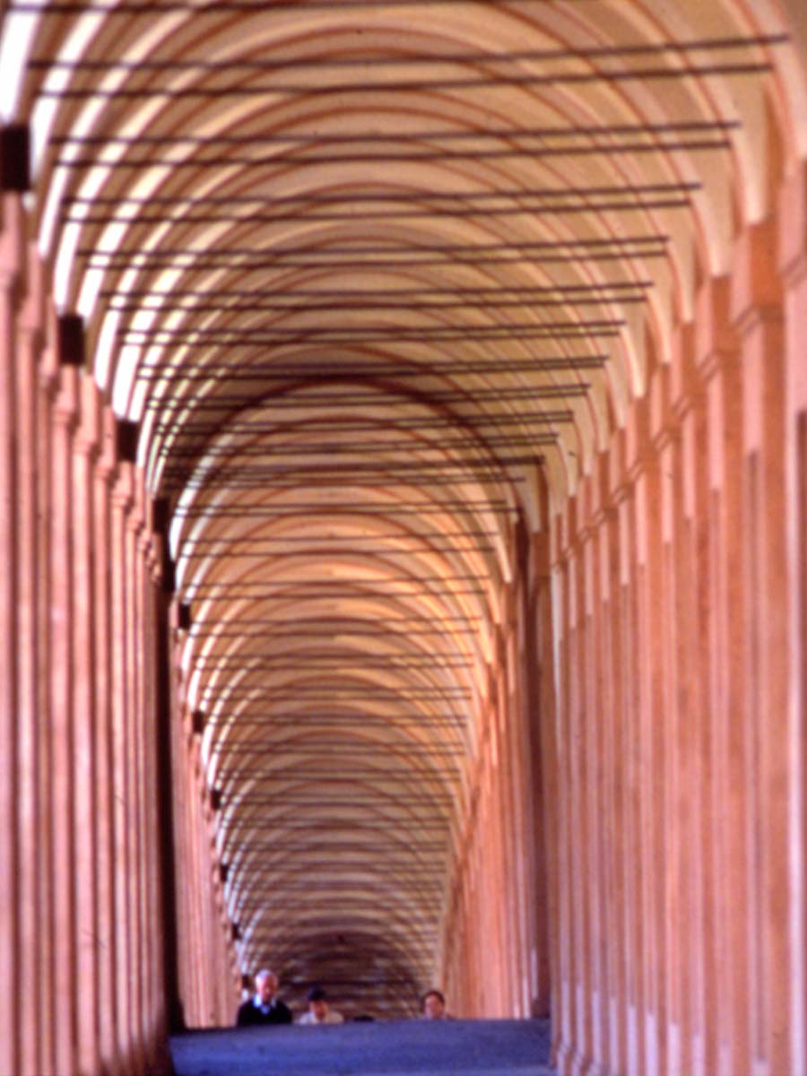 A portico in Bologna 