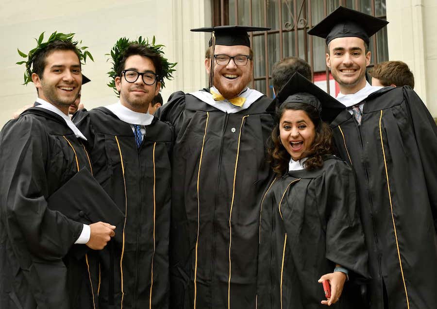 Johns Hopkins SAIS students at graduation 