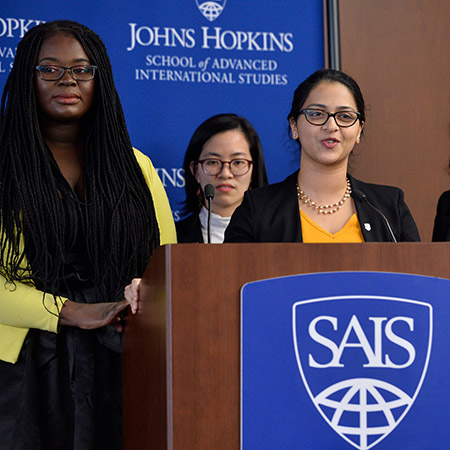 Johns Hopkins SAIS students 