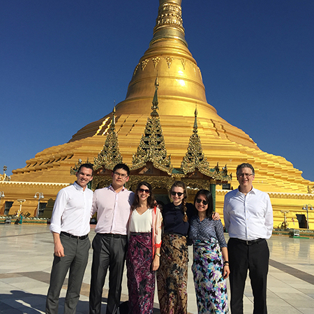 Johns Hopkins SAIS students in Cambodia