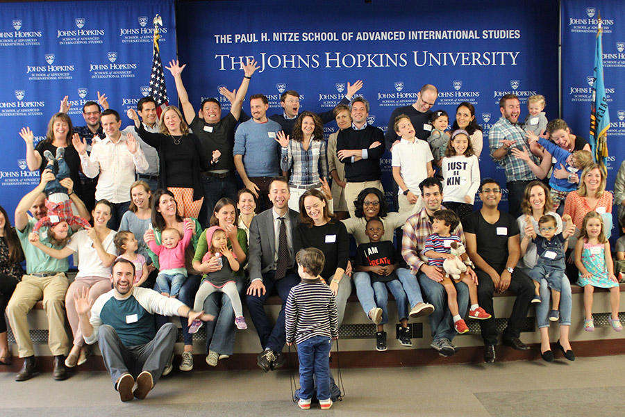 Johns Hopkins SAIS alumni and their children 