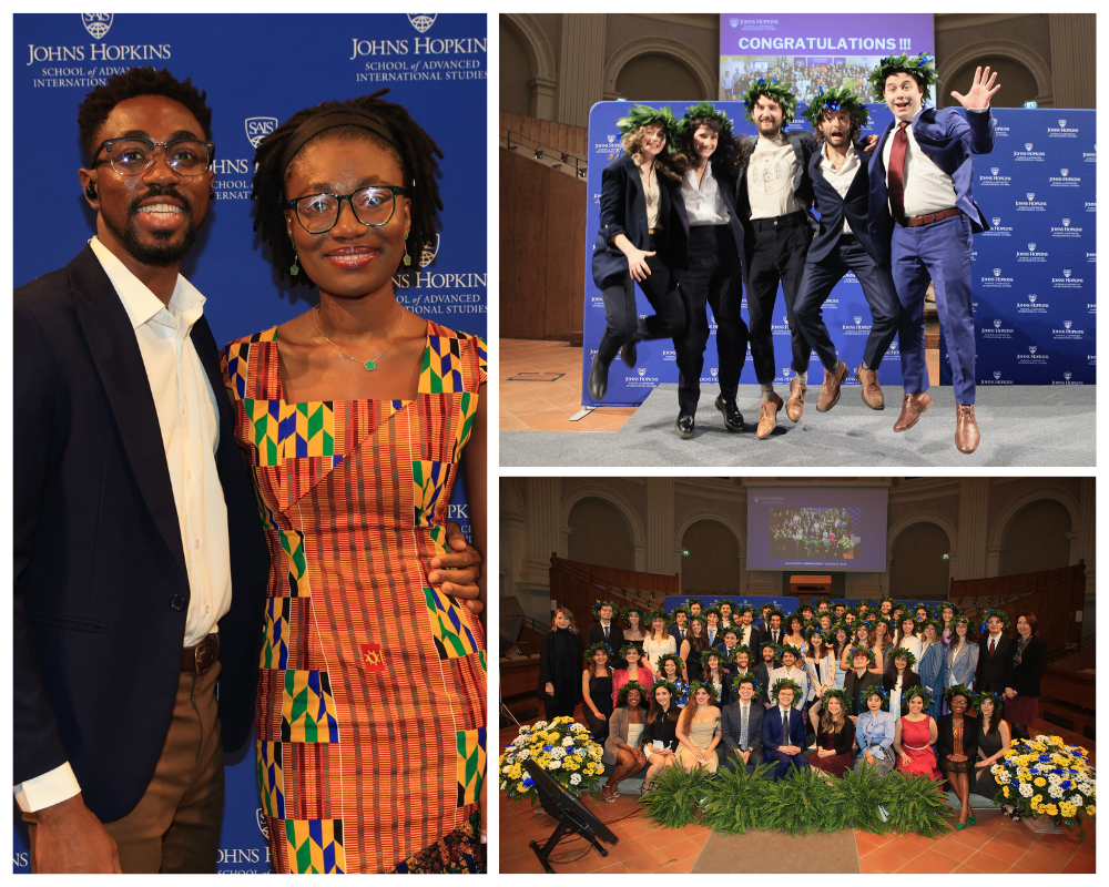 Students at SAIS Europe Commencement 2023