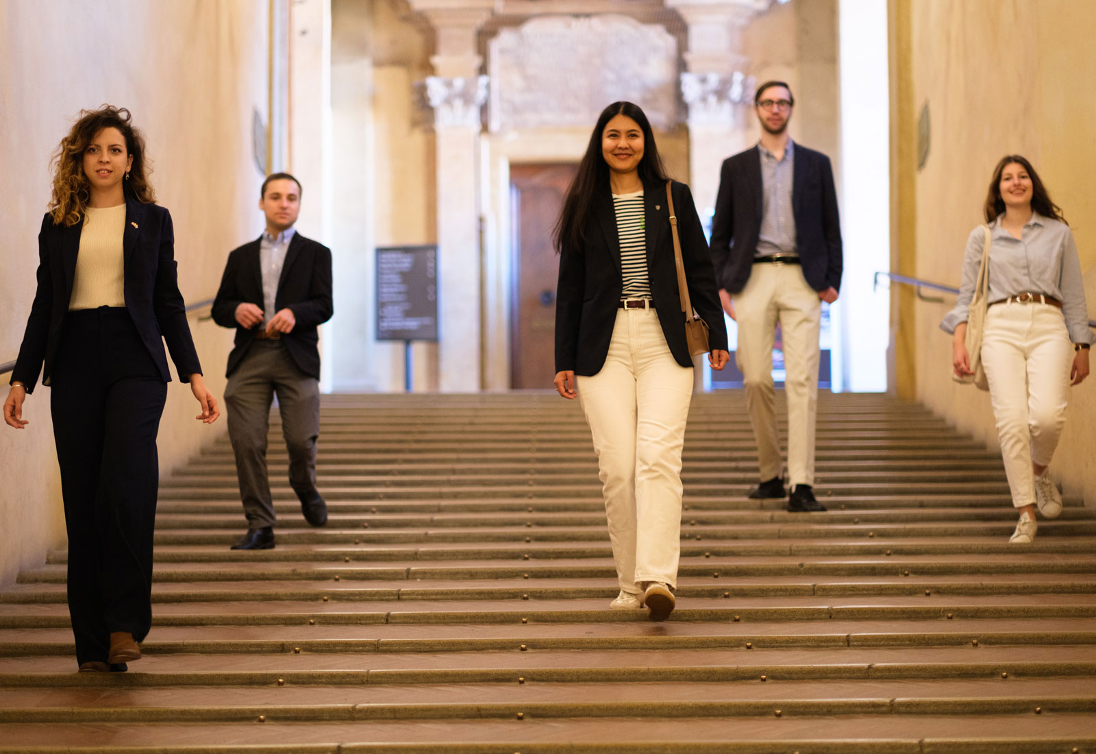 Students Walking