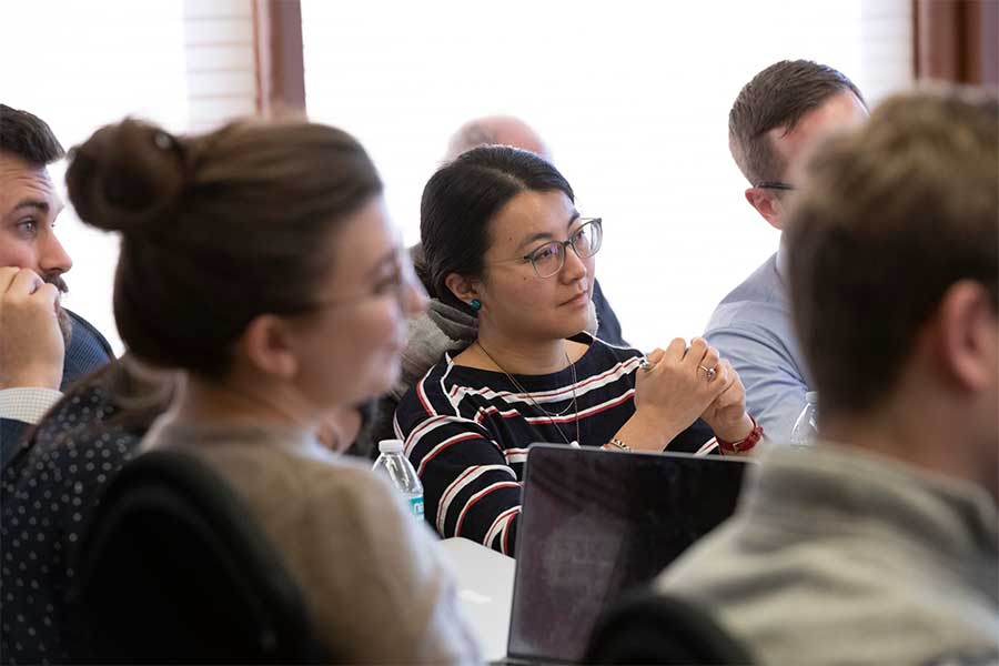 Students in a classroom