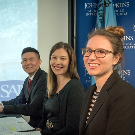 Johns Hopkins SAIS MAGP students