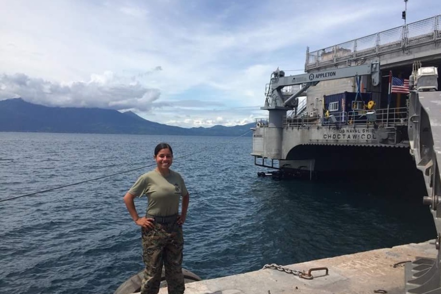 students and faculty setting at a roundtable event