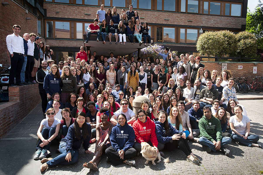 Johns Hopkins SAIS students in Bologna 
