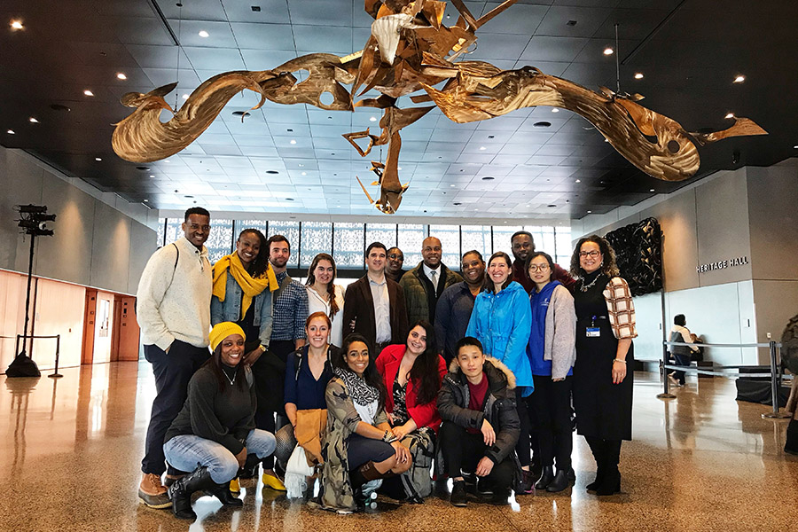 Group Photo at NMAAHC Group photo of Johns Hopkins SAIS community at NMAAHC.